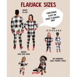 Lazy One Flapjacks, Matching Christmas Pajamas for The Dog, Baby & Kids, Teens, and Adults (Tailgate, Medium)