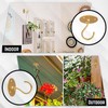 Etoolia Ceiling Hooks for Hanging Plants- 4pcs 2.56 inches Heavy