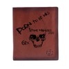 FFelsenfest Skull Biker Wallet Brown I Gift Idea for Motorcyclists,