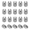 PATIKIL Self-Tapping Threaded Inserts, 20 Pcs M8 x M12 x