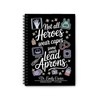 Flairy Land Radiolology Technician Notebook - Some Wear - Gift