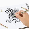 GETHPEN Micro Fineliner Set, 6 Pack Black Micro Fine Point