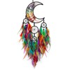 SOYUZU Colorful Large Moon Dream Catcher with Tree of Life
