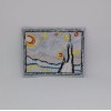 Unbranded Starry Night Art Retro Embroidered Iron-On Patch