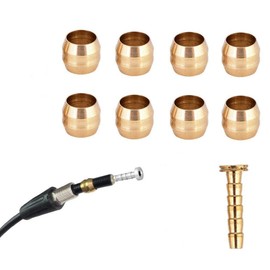 Neuocean 8 Sets Olive Connector Bicycle Disc Brake Insert Connector Compatible with Hydraulic Disc Brake Hose Shimano BH59
