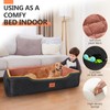 XIEEAOZEE Dog Car Bed Booster, Comfortable Travel Seat for Large/Medium