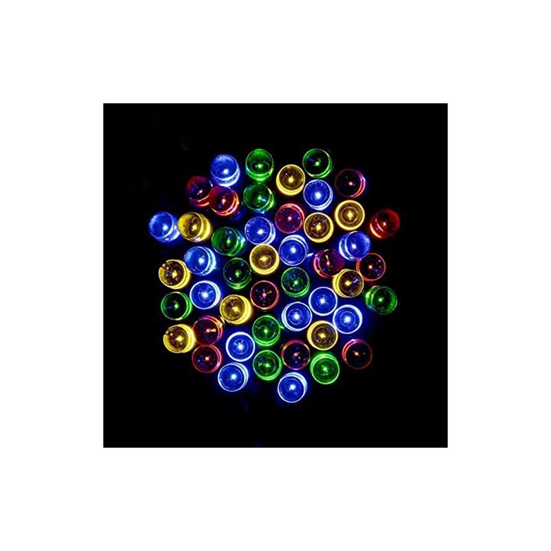 100 LED Garden Solar String Light Multi-Colour Fairy Outdoor 10m