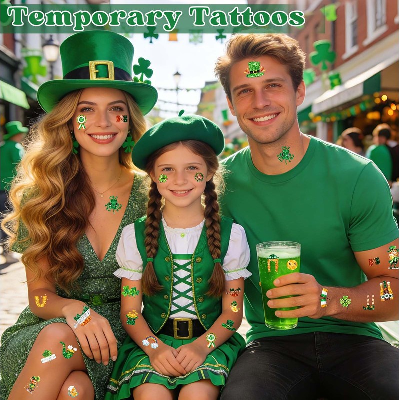 St Patricks Day Accessories & Decorations, 48Pcs St. Patrick's Day