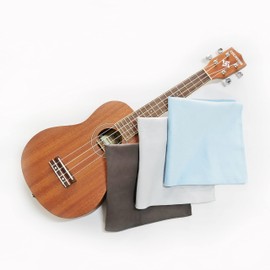 Hana Cloth Large Microfiber Cloth 15.7 x 15.7 inches (40 x 40 cm), Set of 3, TV, Computer, Tablet, Musical Instrument, Leather Shoes