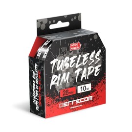 1000 Miglia Tubeless Rim Tape 10 Meter x 28 mm, Dichtungsband für die Umwandlung von Fahrradfelgen mit Schlauchreifen in schlauchlose Reifen, extrem stark, enthält 4 Klebesiegel