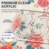 3Pcs Free Motion Quilting Templates, Acrylic Quilting Rulers for Industrial