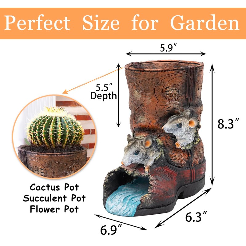 Euiroet Garden Rain Downspout Diverter, Splash Block & Gutter Extender,