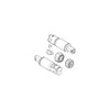 Ramm Shock Absorber 49535 Suitable for Grohe Cube Ceramic Toilet