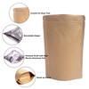 50 Pack Kraft Coffee Bags with Zipper Lock, High Barrier