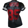 Custom Glitterflake George Kittle Womens Black Mesh Jersey Size X-Large
