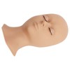 Lash Mannequin Head Soft Silicone Replaced Eyelids Mannequin Head for