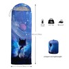 Axolotl Sleeping Bag for Adults,Cute Butterfly Cat Sleeping Bag Lightweight