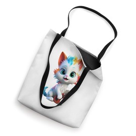 Cute Musician Cat Music Kitten Clef Vocals Jazz Song Cats Tote Bag