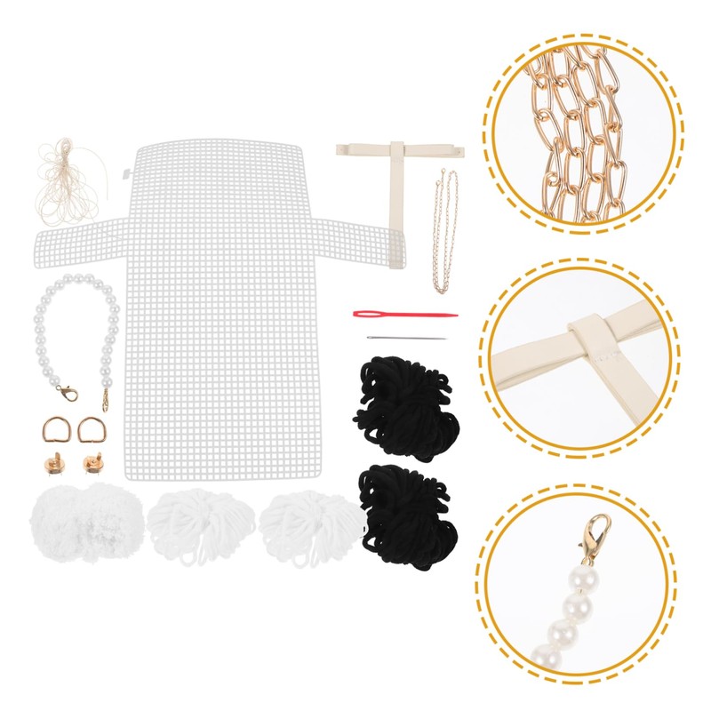 LALAFINA 1 Set DIY Bag Making Kit Craft Your Own