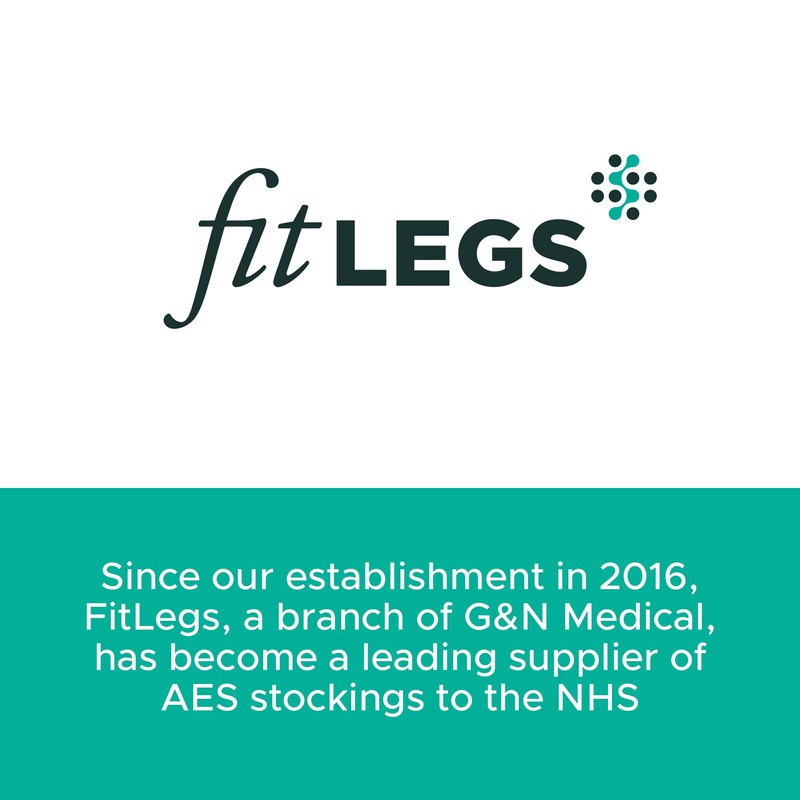 FITLEGS - Open-Toe Compression Stocking - 18mmHg AES DVT Prevention