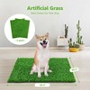 Artificial Dog Grass Pee Pad 30.5"x30.5" 2 Pack, Washable Indoor