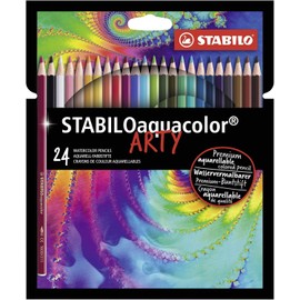 STABILO aquacolor ARTY - Estuche con 24 colores