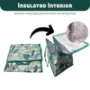 schone Large Leaf Print Food Bag (Green)