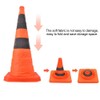 70cm High Quality Road Traffic Collapsible Road Cones With Reflective