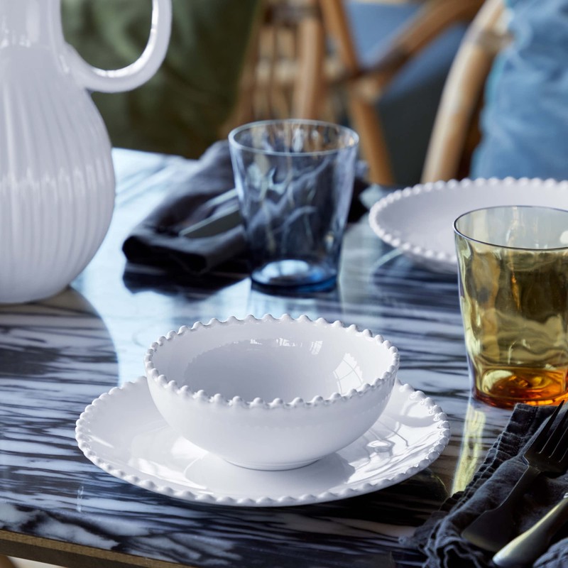 MUSIC/E PEARL WHITE SALAD PLATE 22CM