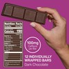 Awake Caffeinated Chocolate Bars - Dark Chocolate, 12 Bars -