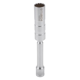 INFINAUTO Spark Plug Impact Socket 150mm for Car Motorcycle Dirtbike Repair Hardware Tool CR-V Silver Tone Durable 12 Point 16mm 3/8 Inch Drive