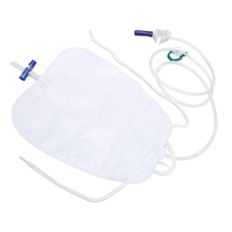 5Pcs Urinary Drainage Bag Thickened PVC Anti Reflux Disposable Urine
