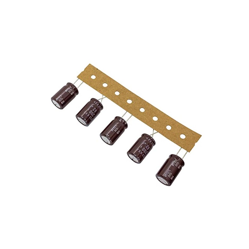 Elko Capacitor 10x Radial 82µF 200V Electrolytic Capacitor up to