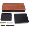 bimiti Wood Grain Speaker Stands 36 Inch Universal Floor Speaker