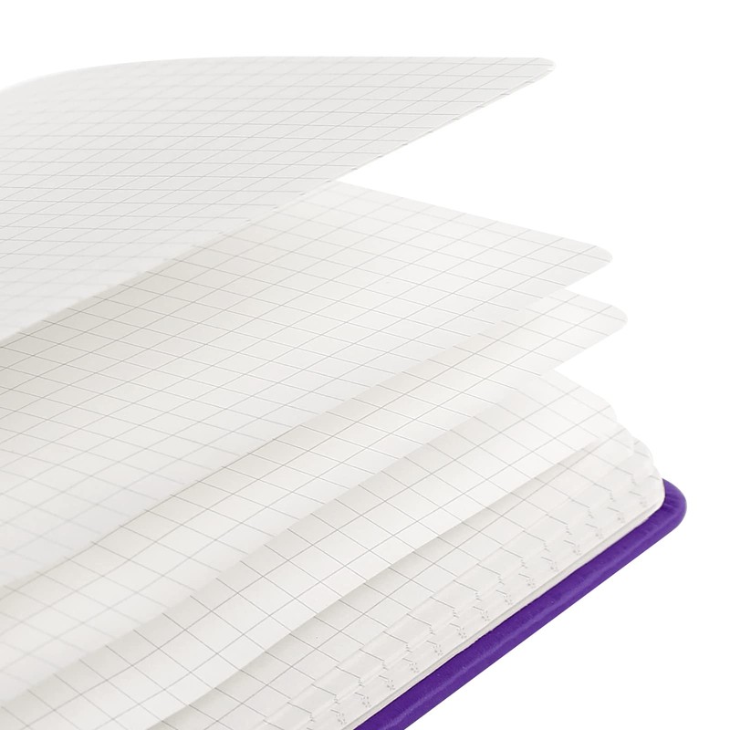 HIJYOO A5 Graph Paper Notebook, Squared Notebook 200 Pages A5