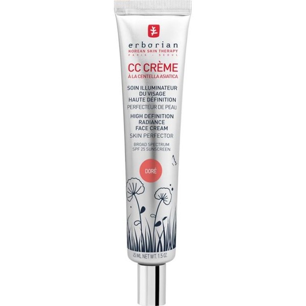 Erborian CC Crème À La Centella Asiatica Teinte Doré, 15