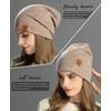 jaxmonoy Slouchy Knit Beanies Winter Hats for Women Men Soft