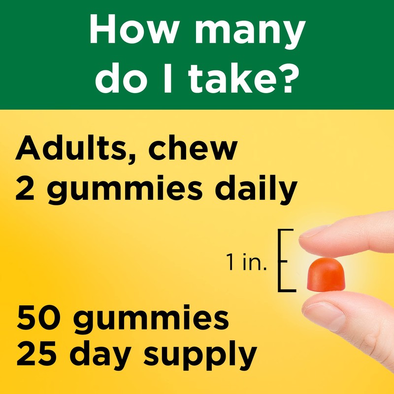 Nature Made Vitamin D3 K2 Gummies, Vitamin D 5000 IU
