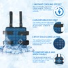Blobuste Chaleco de enfriamiento ajustable con células de hielo, chamarra