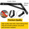 6 Pack Shelf Bracket Heavy Duty, Stainless Steel Triangle Shelf
