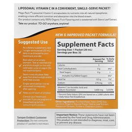 Aurora Nutrascience, Mega-Pack+ Liposomal Vitamin C, 32 packs, 20ml (0.68 fl oz) each / Aurora Nutrascience (오로라 뉴트라사이언스), Mega-Pack+ 리포소말 비타민C, 32팩, 각 20ml(0.68fl oz)