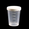 Re-useable Transparent Plastic Beakers Graduated Measuring Specimen Cup 50ml PP