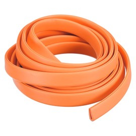 uxcell U Channel Edge Trim, 6.5ft Length Rubber Guard Seal Strip Edge Protector Fit for 1-2mm Edge, (7/32" W x 15/32" H) Orange