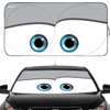 Gven Windshield Sun Shade Universal Fit for Car Window Sunshades