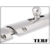 TERF® 100mm Brushed Nickel Modern Door Bolt Latch 100mm [4'']