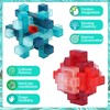 IIROMECI Brain Teasers Puzzle for Kids and Adults, 3D Unlock
