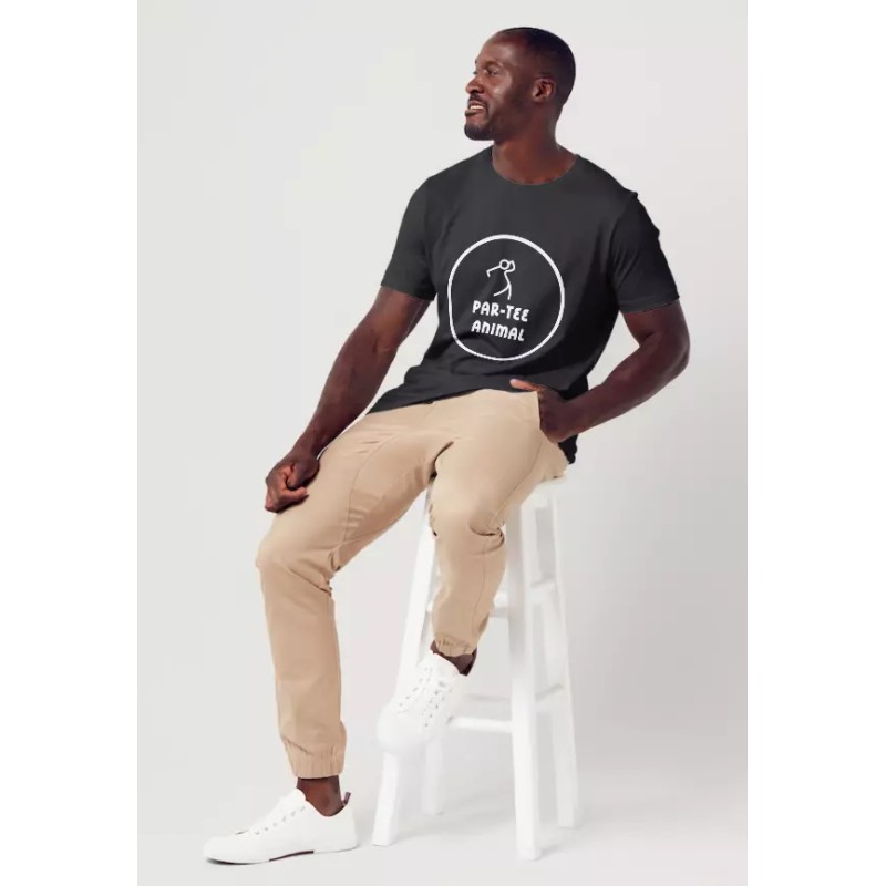 Gildan Unisex Black Golf Poly blend TShirt