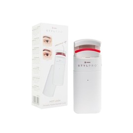 STYLPRO - Rizador de pestañas con calor para ojos, funda protectora para transporte, pestañas de larga duración y definidas, portátil, suave para las 