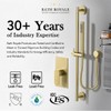 Bath Royale Pop Up Drain with Overflow - Brass Body