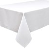Home Direct Extra Large Rectangular Fabric Tablecloth 150x300cm 59"x118" White